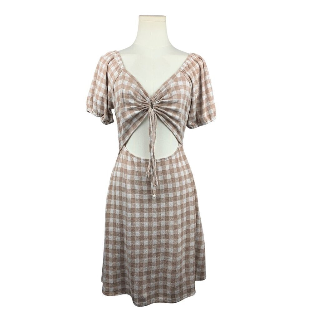Women’s Gilli Pink & White Pattern Dress Size M